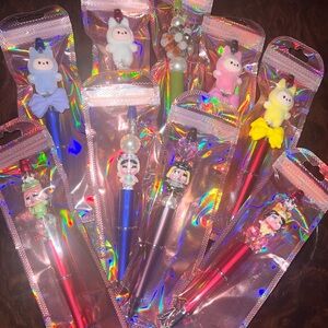 Labubu and crybabies 9 Pen bundle